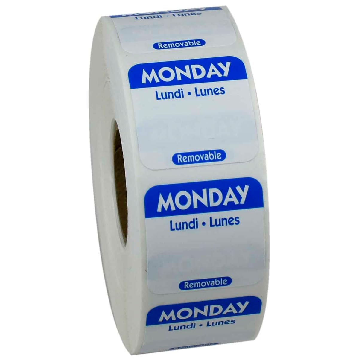 Monday Day Dot Removable Label 1" 1000 / Roll by NCCO – 1 inch, Blue, Model R101R