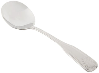 Stainless Fanfare Bouillon Spoon by WALCO – Stainless Steel, Silver, Model 2812