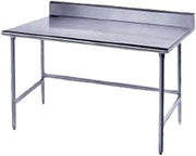 Heavy Duty Stainless Steel Top Workbench Size: 40.5" H x 72" W x 30" D