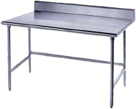 Heavy Duty Stainless Steel Top Workbench Size: 40.5" H x 72" W x 30" D