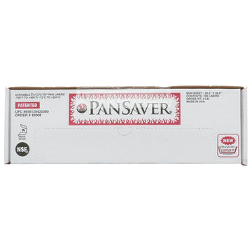 Pansaver 42008 Disposable Pan Liners Fits 25-1/2"Wx17-1/2"D Bun Pans by HUBERT – 26" x 18", Plastic, Clear, Pack of 100, Model 658128420080