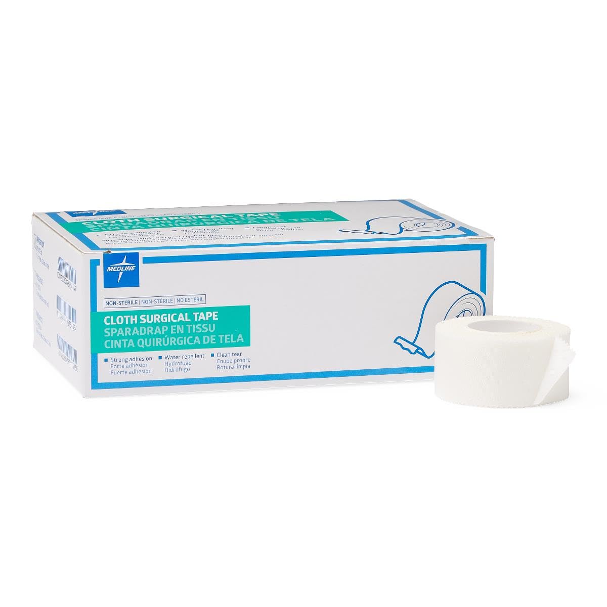 Silk-Like Cloth Adhesive Tape by Medline – 1" x 10, Paper, White, Model PRM260101HH