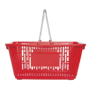 Red Hand Baskets Plastic Set of by Retail Resource – Plastic, Red, Model H2111001-6
