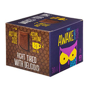 AWAKE Caffeinated Chocolate Dark Chocolate / 14.1 Ounce (Pack of 1) / Milk Chocolate Candy & Chocolate Bars