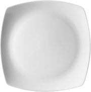 10 Strawberry Street Aurora Square 8.375" Salad/Dessert Plate, Set of 6, White