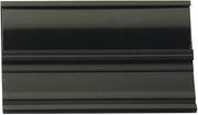 Black Vinyl Channel Tag Blank Inserts - 4"L x 1 1/4"H