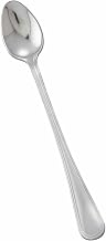 Winco 8 1/2" Stainless Steel Iced Tea Spoons (Set of 12) | Dishwasher safe, Long handle, Restaurant service, Great for Tea or Coffee Service, Desserts and Table Service