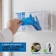 Stock Your Home Single Stack / 2 Count / Transparent Lab Supply Dispensers