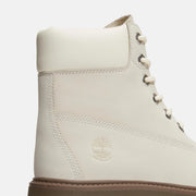 Women's Stone Street 6 Inch Lace Up Waterproof Boot by Timberland – 5.5, Leather, Natural Nubuck