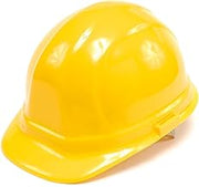 ERB Omega II Cap Style Hard Hat with Mega Ratchet by MAGID – Pack of 1, High Density Polyethylene or Thermoplastic, Yellow, Model 19952