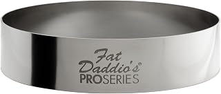 Fat Daddio's Stainless Steel Round Cake & Pastry Ring, 3 x 0.75 Inch