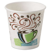 Dixie PerfecTouch 10 oz Paper Coffee Cups By GP PRO – Coffee Haze Design, 500 Count (25 Disposable Cups Per Sleeve, 20 Sleeves Per Case), 5310DX
