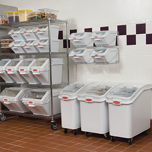 Rubbermaid Commercial Products 500 Cup / White, Clear / Bin Kitchen Trash Cans