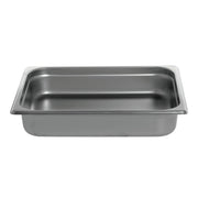 1/2 Size Steam Table Pan 22 Gauge Stainless Steel - 2 1/2"D by HUBERT – Stainless Steel, Model 24811