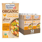 Kitchen Basics Free Range Chicken / 32 Fl Oz (Pack of 12) / 1 Chicken