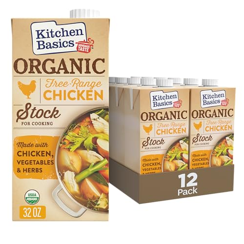 Kitchen Basics Free Range Chicken / 32 Fl Oz (Pack of 12) / 1 Chicken
