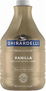 Ghirardelli Vanilla Sauce Pump Bottle, 89.9 Ounce