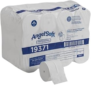 Angel Soft Ps 19371CT Compact Coreless Bath Tissue White 750 Sheets-Roll 56-Carton