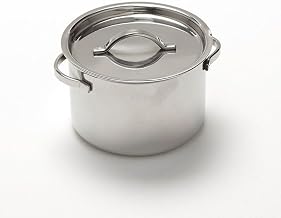 American Metalcraft MPL8 Stainless Steel Mini Pot with Lid, 8 oz.