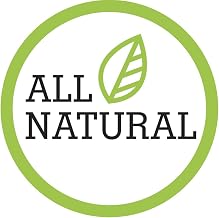 HUBERT All Natural" Labels White with Green Imprint - 1"Dia, 1000 Per Roll