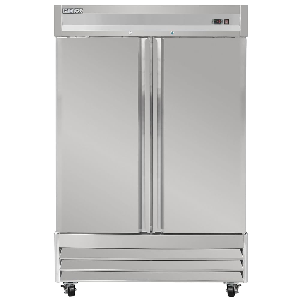 54" Two Section Reach In Freezer by MOTAK – 56.69x35.04x83.46, In Description, Check Images, Model MSD-2DF-BAL-X