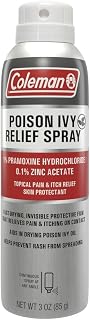 Coleman Poison Ivy Relief Spray, Continuous Spray for Topical Pain and Itch Relief, 3oz
