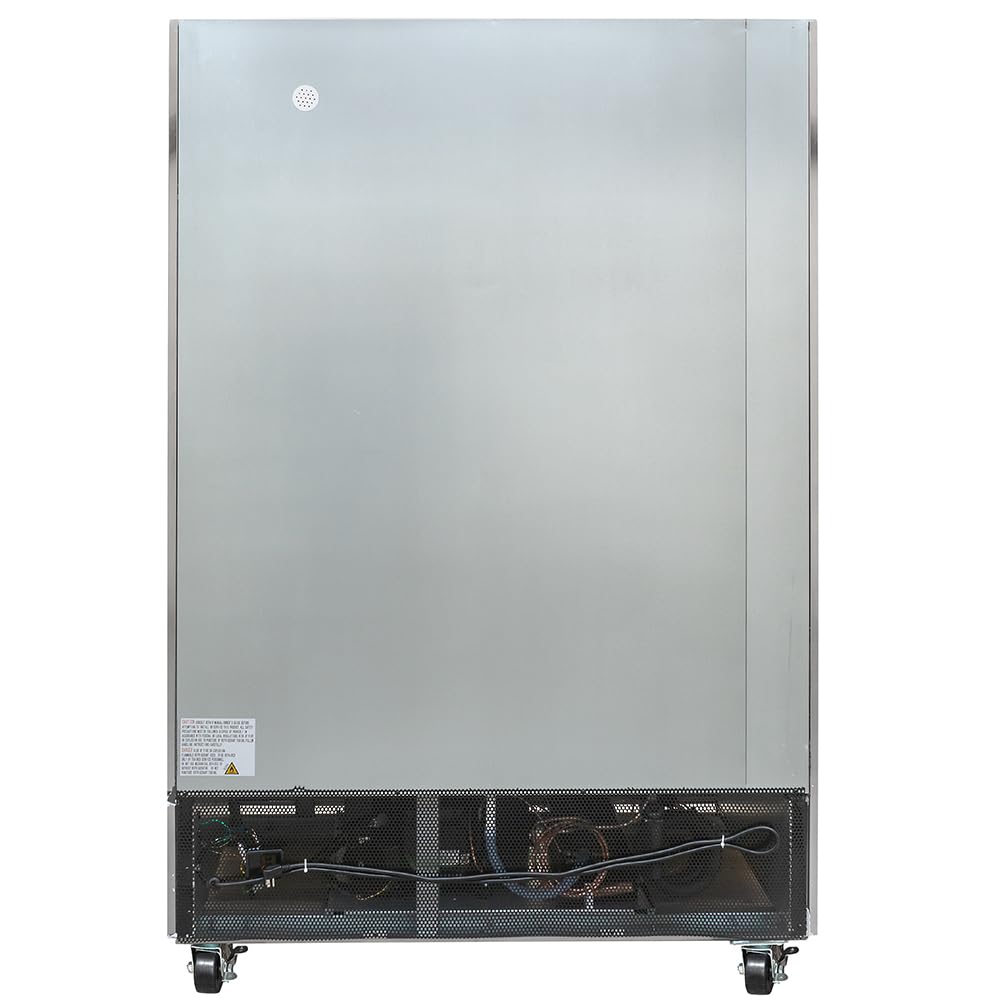 54" Two Section Reach In Refrigerator - (2) Left/Right Hinge Glass Doors by MOTAK – 56.69x35.04x83.46, In Description, Check Images, Model MSD-2DR-BAL-54-G-X