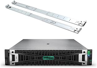 HPE ProLiant DL380 Gen11 2U Rack Server Bundle with Dual Xeon 6430 32-Core 2.1GHz, 1TB DDR5 Memory, 61.44TB Enterprise SATA SSD, RAID, Dual Power, iLO, Rail Kit and Windows Server 2022 Standard