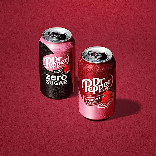 Dr Pepper Strawberries and Cream / 12 Fl Oz (Pack of 36) / 1 Soft Drinks