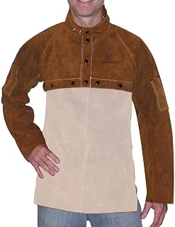 Tillman 3821 Premium Dark Brown Side Split Cowhide Cape Sleeve, 3X-Lar