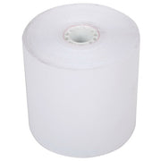 Traditional 1-Ply POS Cash Register Bond Paper Roll Tape 3" x 150' with 7/16" Core (50 Rolls per Case) by Ritemade – 150' x 3", 1-ply_bond, White, Pack of 50, Model 12-105