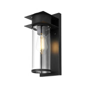 Westmont One Light Outdoor Wall Sconce Black by Lighting Design – Iron, Black, Model OD363W14BK