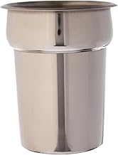 Winco 2.5 qt Stainless Steel Inset Cover