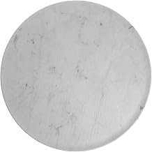 HUBERT Marble Melamine Replacement Top for Round Riser - 11 1/5"Dia