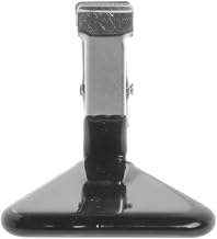 HUBERT Triangular Weighted Base Tag Holder Black Vinyl-Coated - 1 7/8" L x 1 1/2" W x 1 1/2" H - Bag of 6
