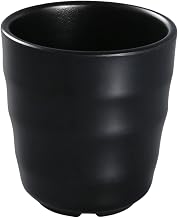 Yanco Asian Style Black Pearl Melamine with Matting Surface 3" X 3" TEA CUP 7 OZ box of 48