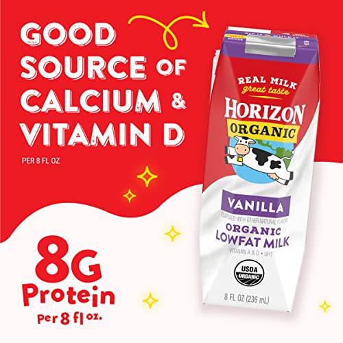 Horizon Organic Vanilla / 8 Fl Oz (Pack of 18) / 18 Dairy Milk