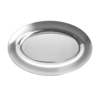 Serving Tray Silver Stainless Steel - 9" L x 6" W by HUBERT – Stainless Steel, Silver