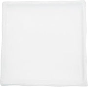 CAC China BAP-5 Bamboo 5-Inch Super White Porcelain Square Plate with Bamboo Rim, Box of 36