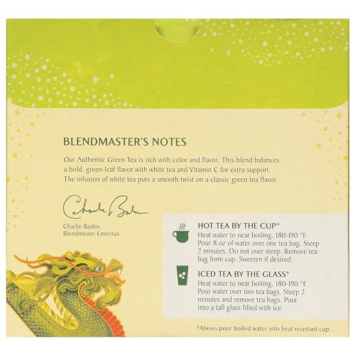 Celestial Seasonings Authentic Green Tea / 40 Count (Pack of 6) / Authentic Tea Samplers