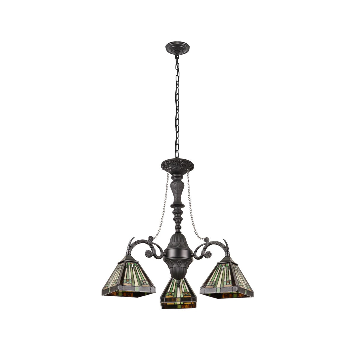 CH33359MR24-DC3 Chandelier by Chloe Lighting – Green, Blue, Brown