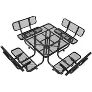 Global Industrial Black / Onesize / Industrial Picnic Tables