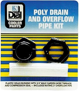 Dial 4 in. H x 5 in. W Plastic Black Drain and Pipe Kit