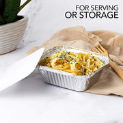 Stock Your Home 1 lb / 50 Pack / Silver Food Jars & Canisters