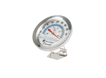 Escali Dial Freezer Thermometer by San Jamar – ABS, Silver, Model THDLRFSS
