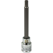 Tools 3/8" Drive Metric Hex Head by Dynamic – 5 mm, Metal, Chrome Finish, Model D006405