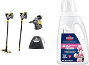 Power Steamer Heavy Duty 3-in-1 Steam Mop and Handheld SteamShot + Bissell Spring Breeze Steam Water 80oz