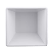 Zen 4 Oz. White Square Ramekin - 6 / CS by Elite Global Solutions – 4 ounces, White, Pack of 6, Model JW33-W