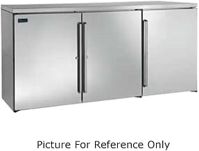 Perlick PTR72 72"W 3 Section Back Bar Pass-Thru Refrigerator