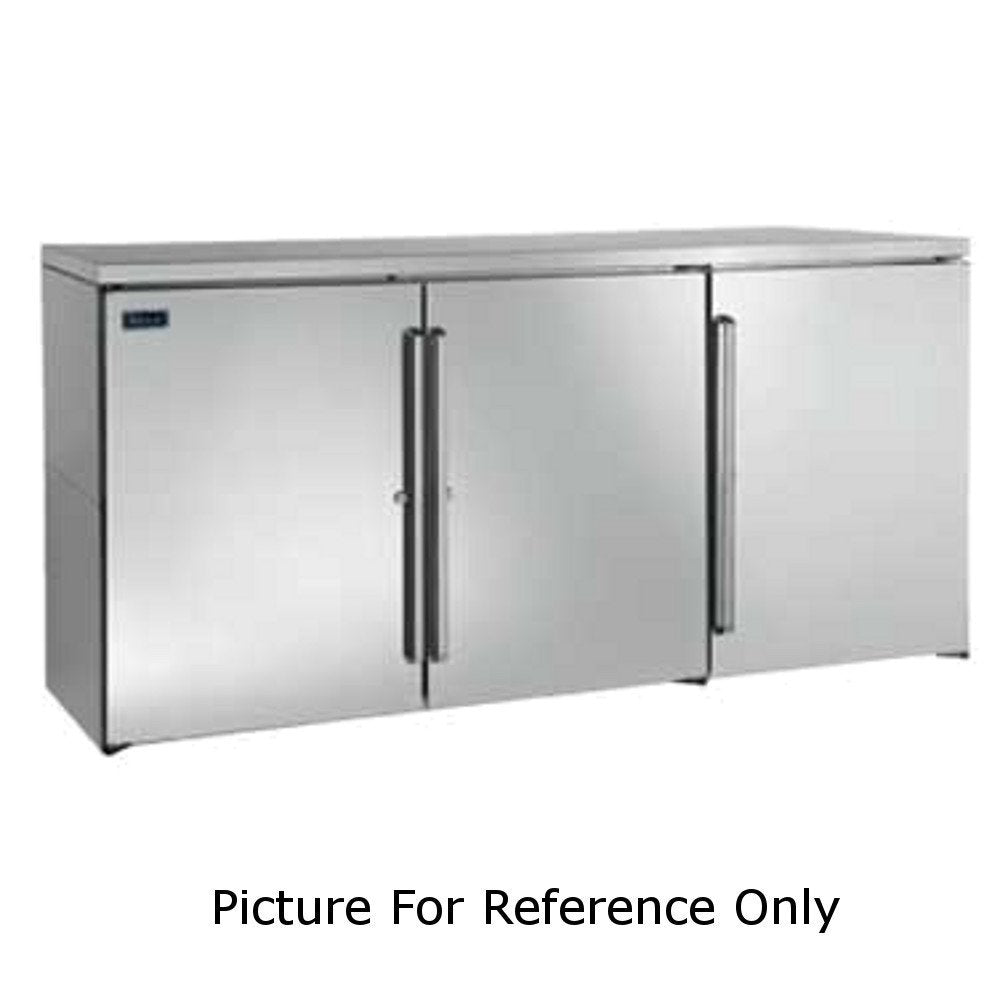 72"W 3 Section Back Bar Pass-Thru Refrigerator by Perlick – Model PTR72